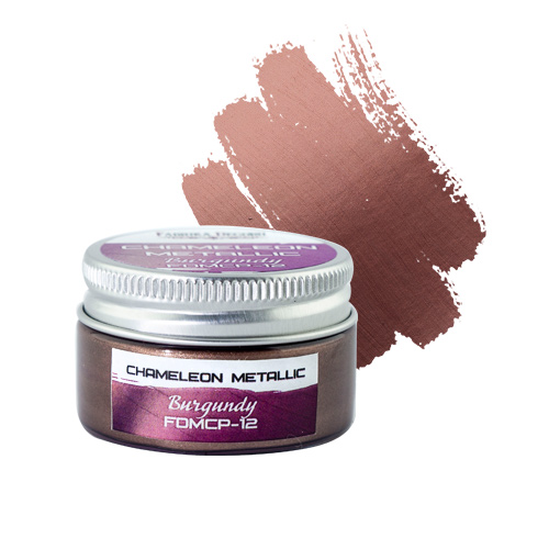 Farba „Chameleon metallic” Burgund, 30ml - Fabrika Decoru