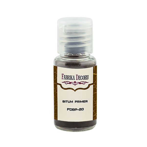 Bitumen primer for decoupage, 20ml, Fabrika Decoru