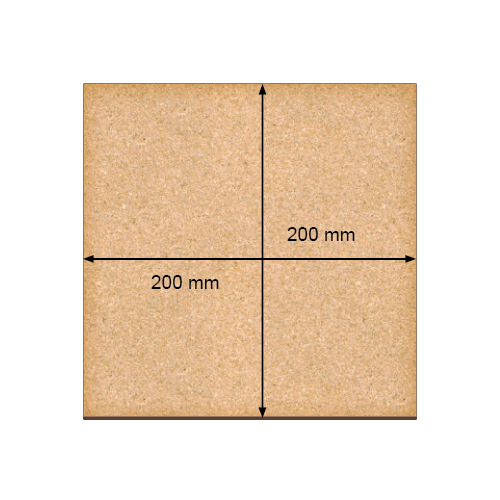 Zeichenkarton quadratisch, 20cm x 20cm - foto 1  - Fabrika Decoru