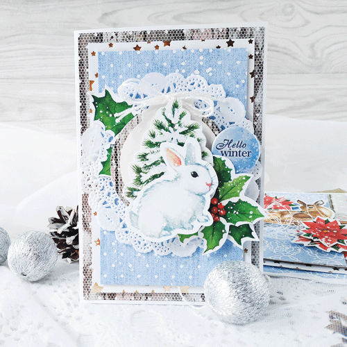 Greeting cards DIY kit, "Christmas greetings" - foto 6