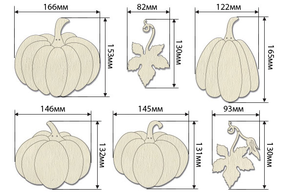 Бумажная гирлянда «Тыквы» FDCHG-001 - Фото 2