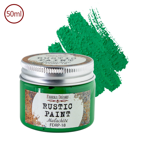 Rustic paint Malachite