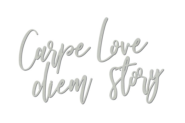 Chipboard "Carpe diem, love story" #429 - foto 0