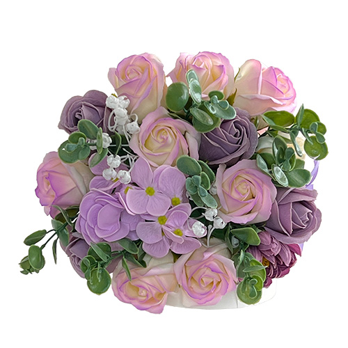 Blumenarrangement  „Fantasie“, 250 x 250 x 260 mm - foto 1  - Fabrika Decoru