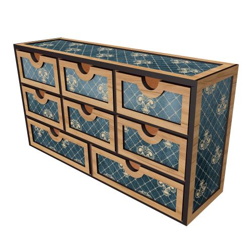 Schreibtisch-Organizer-Set zur Aufbewahrung von Schmuck, Nähzubehör, Kleinteilen #030 - foto 6  - Fabrika Decoru