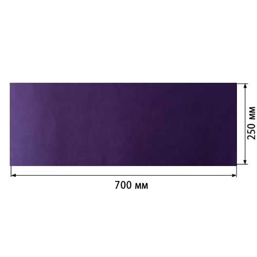 Відріз шкірзаму Violet, розмір 70см х 25см - фото 0