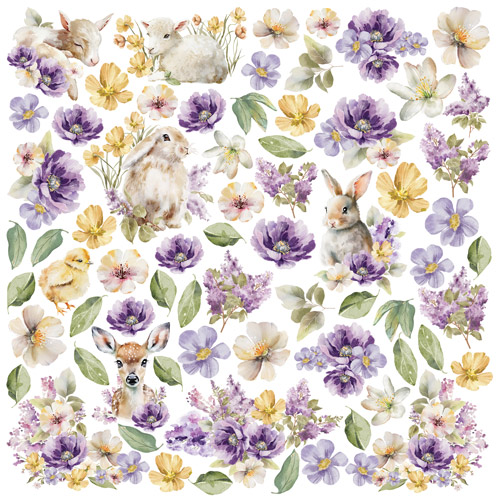 Колекція паперу для скрапбукінгу Floral Sentiments 30.5 х 30.5 см, 10 аркушів - фото 11