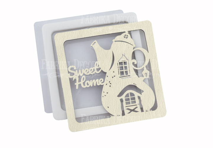 Shaker-Maß-Set "Sweet home" 9x9 cm - Fabrika Decoru
