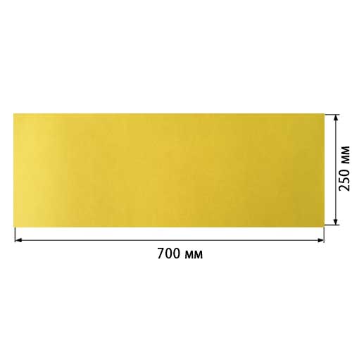 Відріз шкірзаму Yellow, розмір 70см х 25см - фото 0