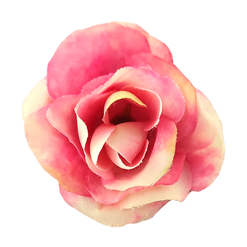 Tea rose flower mini, Pink with white, 1pc - foto 0