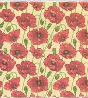 Decoupage napkin "Poppies 1"