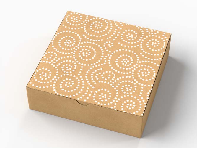 Stencil reusable, 15 cm x 20 cm Swirl dots, #450 - foto 0