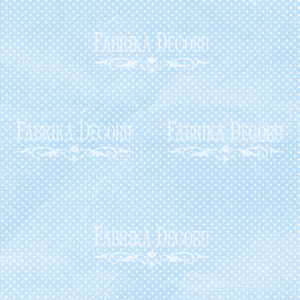 Лист двусторонней бумаги для скрапбукинга Shabby baby boy redesign #35-04 30,5х30,5 см - Фото 0