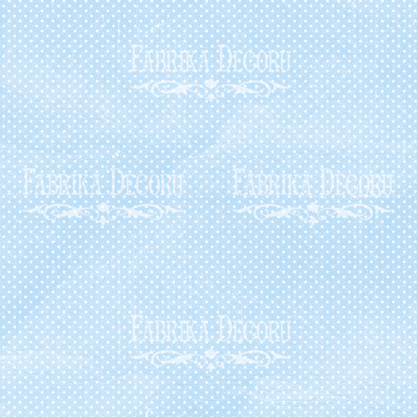 Blatt doppelseitiges Papier für Scrapbooking Shabby Baby Boy Redesign #35-04 12"x12" - foto 0  - Fabrika Decoru