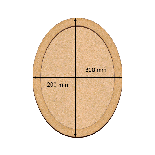 Zeichenkarton Ellipse, 20cm x 30cm - foto 0  - Fabrika Decoru