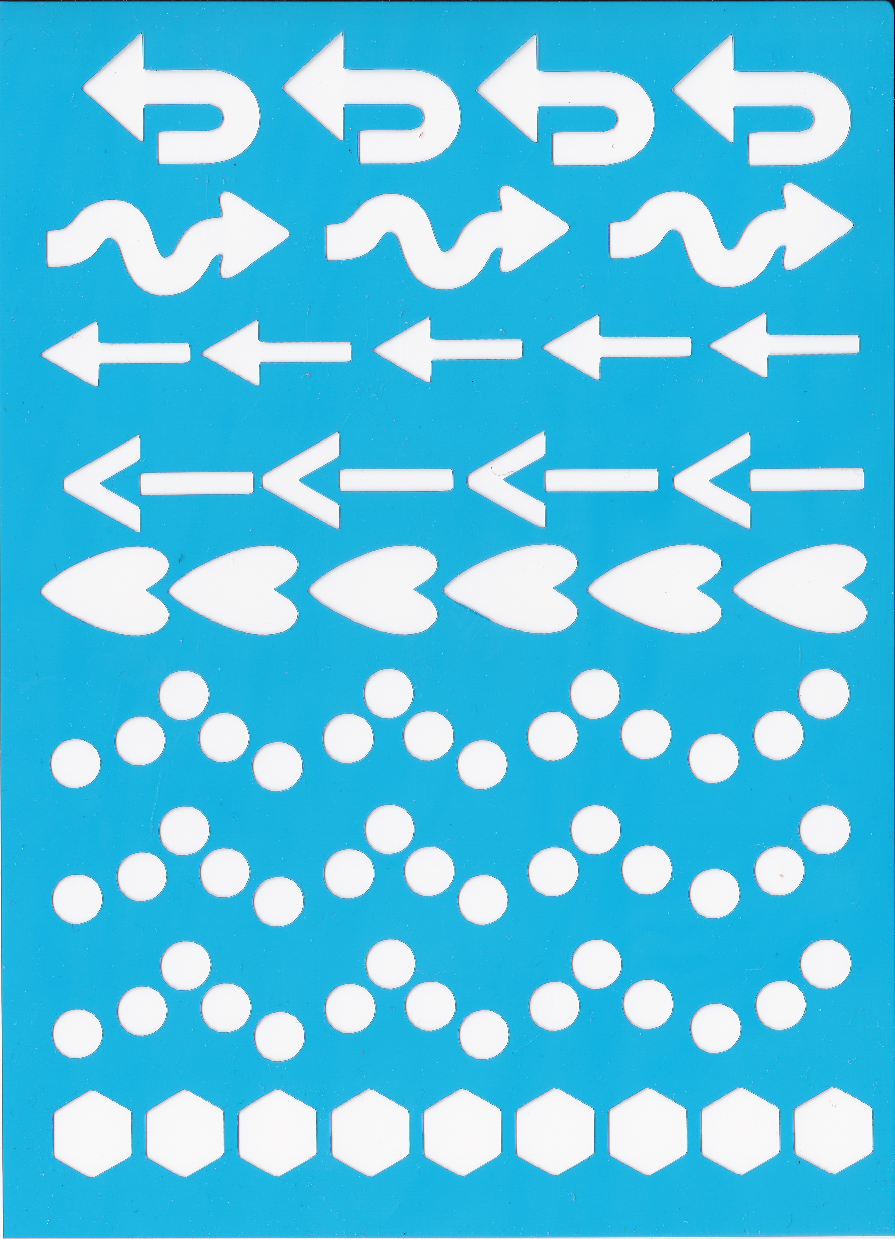 трафарет многоразовый 15x20см стрелки #030 фабрика декору