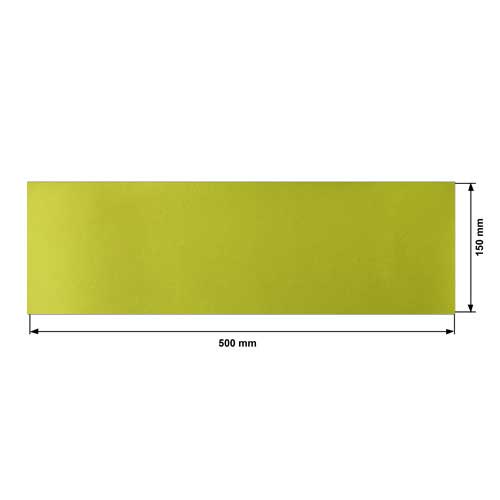 Stück PU-Leder Hellgrün, Größe 50 cm x 15 cm - foto 0  - Fabrika Decoru