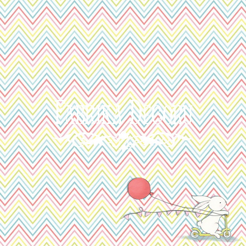 Набор двусторонней бумаги для скрапбукинга Bunny bithday party 20x20 см, 10 листов - Фото 10