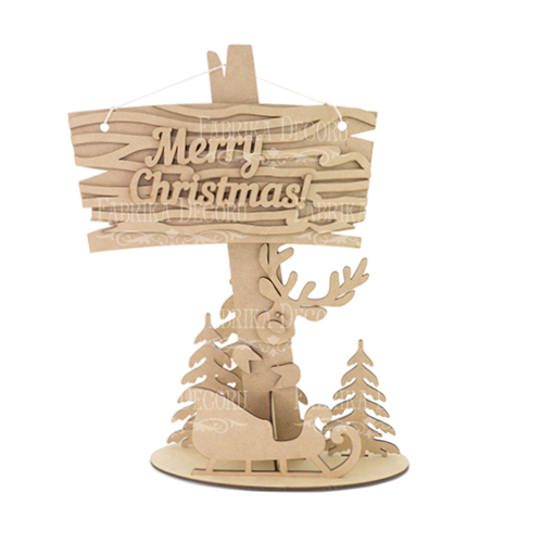 Baza do dekorowania "Merry Christmas" #201 - Fabrika Decoru