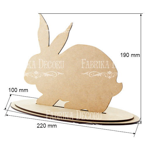 Blank for decoration "Bunny" #243 - foto 0