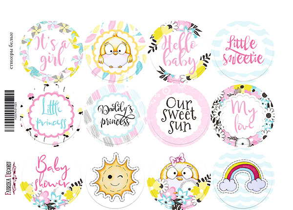 Journaling stickers set #1-023