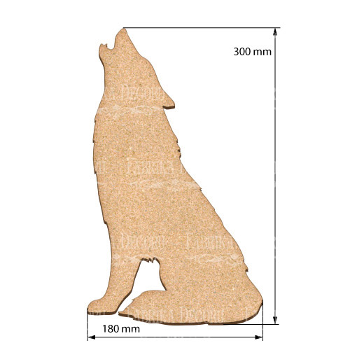 Артборд Волк 18х30 см - Фото 0