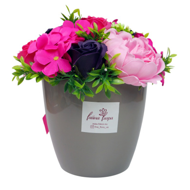 flower arrangement  ‘pink inspiration’, 250 x 250 x 260 mm - 2