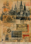 декупажная карта на крафт бумаге 21x29,7см, "travels", #0093 фабрика декору декупажная карта на крафт бумаге 21x29,7см, "travels", #0093 фабрика декору