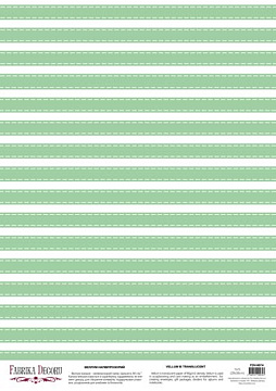 Deco vellum colored sheet Green horizontal, A3 (11,7" х 16,5")