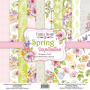 Doppelseitig Scrapbooking Papiere Satz Frühlingsinspiration, 30.5 cm x 30.5 cm, 10 Blätter