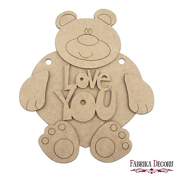 Blank for decoration "Love you-1" #129