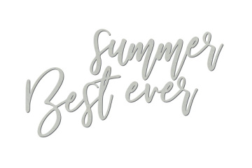 Chipboard "Best summer ever" #431 - 2