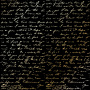 лист односторонней бумаги с фольгированием, дизайн golden text black, 30,5см х 30,5см