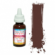 акриловая краска деко акрил шоколад 40 мл фабрика декору