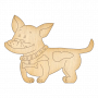 Фигурка для раскрашивания и декорирования, #46 "Бойцовская собака"