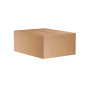 Cardboard box for packaging, 10 pcs set, 3 layers, brown, 160 х 120 х 75 mm - 1