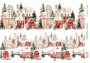 Decoupage card «Christmas houses. Curb-003» #000881, 21cm x 29,7cm Decoupage card «Christmas houses. Curb-003» #000881, 21cm x 29,7cm