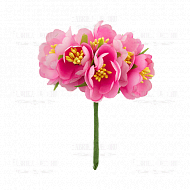 цветы жасмина нежно-розовые 6 шт