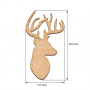  Art board Deer 12,5х22 cm - 0