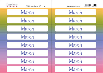 Set of stickers for journaling and planners #36-030