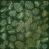 лист односторонней бумаги с фольгированием, дизайн golden tropical leaves, color dark green aquarelle, 30,5см х 30,5 см
