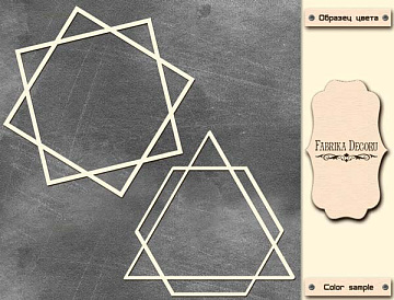 Megaspanplatte "Rahmen - Geometrie 3" #036