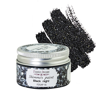 Shimmer paint Black night 30 ml