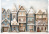 Decoupage Card Snow-covered houses-5, #0938, 29.7x42cm Decoupage Card Snow-covered houses-5, #0938, 29.7x42cm
