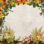 Doppelseitiges Scrapbooking-Papier-Set Botanik Herbst, 30.5 cm x 30.5cm, 10 Blätter