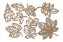 Набор чипбордов Autumn botanical diary 10х15 см #743