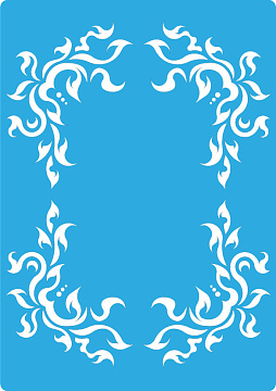 Stencil for crafts 15x20cm "Openwork photo frame 2" #122