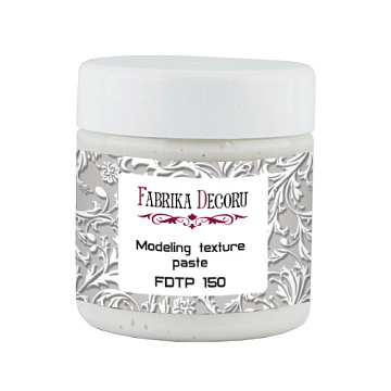 Modeling white texture paste, 150ml