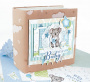 Zestaw kreatywny do tworzenia fotoalbumu dla dzieci w technice scrapbooking Puffy Fluffy boy, 20cm x 20cm, #04