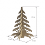 Blank for decoration "Christmas trees-3pcs" #113 - 2